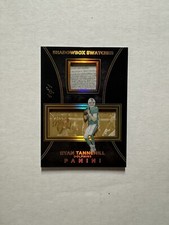 Ryan Tannehill 2016 Panini Black Gold Shadowbox Swatches Laundry Tag Patch 1/1