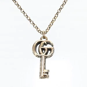 Gucci GG Marmont Key Pendant Necklace Sterling Silver 925 19.5" P3160C704 - Picture 1 of 10