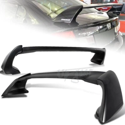 Alerón trasero negro sin pintar taza sedán Honda Civic 2012-2015 Foto 1 de 4