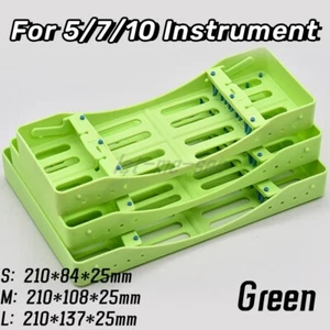 Scatola sterilizzazione dentale 135°C strumenti autoclavabili laboratorio dentista supporto 5/7/10 - Foto 1 di 11