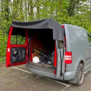 Campervan accessories VW Caddy Barn Door Awning Rear Shelter Cover UK Made - Picture 1 of 6