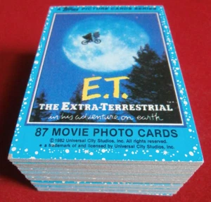 E.T. The Extra-Terrestrial - Juego Base Completo VINTAGE (87 cartas) - Topps 1982 - Imagen 1 de 24