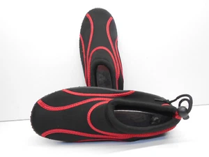 Strandschuhe, Badeschuhe, Größe 37, Aquaschuhe, Modell: Adria schwarz-rot, - Bild 1 von 3