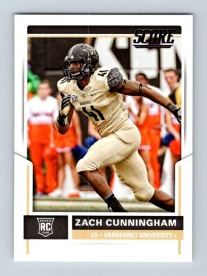  2017 Score #344 Zach Cunningham RC - Image 1 of 2