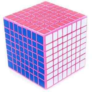 Pink ShengShou 8x8x8 Puzzle Speed Cube Twisty Brain Teaser - US Seller -