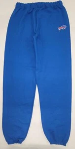 20406 Mens NFL BUFFALO BILLS Full Length Jersey SWEATPANTS New ROYAL BLUE - Picture 1 of 1