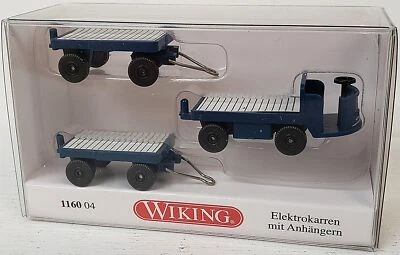 Wiking/Marklin NEW HO 1/87 Scale Railway Platform Electric Luggage/Baggage Cart - Image 1 of 4