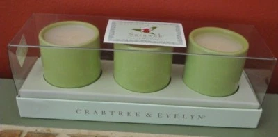 2 juegos de velas perfumadas con fragancia casera Crabtree & Evelyn Sarawak, 6 velas nuevas Foto 1 de 4
