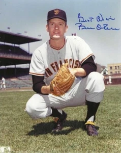 Autographed BILLY O'DELL San Francisco Giants 8x10 Photo w/ COA - Picture 1 of 1