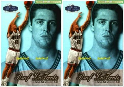 2x FLAIR SHOWCASE 1998 RAEF LaFRENTZ NBA RC DENVER NUGGETS MINT ROOKIE #30 LOT - Image 1 of 3