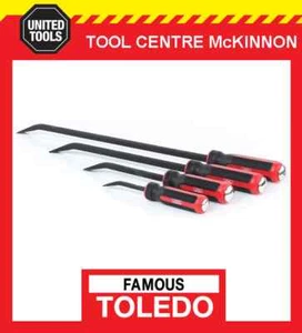 FAMOUS TOLEDO 321027 STRIKE-THRU (STEEL CAP) 4pce PRY BAR SET - Picture 1 of 7