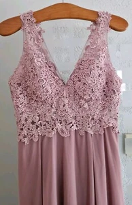 Abendkleid, Abi, Hochzeit, Standesamt Party Gr. L Mit Schlitz - Bild 1 von 10