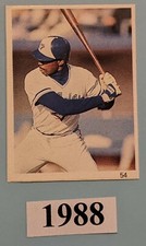 1987 1988 1989 1990 Red Foley Sticker - U Pick the Player