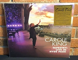 CAROLE KING - Tapestry Live in Hyde Park, Ltd Import 180G 2LP COLOR VINYL #d NEW - Picture 1 of 8