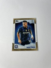 2021-22 Topps Gold X Tyson Beck Soccer Lautaro Martinez Inter Milan