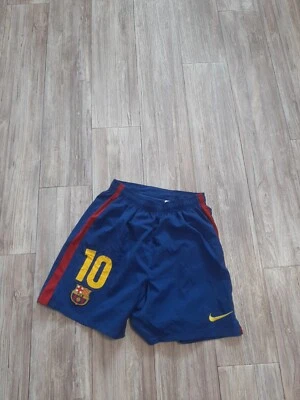 Barcelona Football Shorts 2010/11 Lionel Messi Size Small - Image 1 of 4