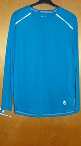M&S Fitness Top 'Active' L/Sleeved Moisture Wicking XL Ch44-46" Teal BNWT - Picture 1 of 1