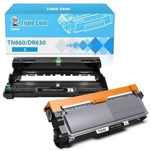 1 TN660 Toner + 1 DR630 Drum TN630 HY For Brother MFC-L2740DW L2700DW L2707DW - Picture 1 of 6