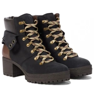 See by Chloe Eileen schwarze Wanderschuhe aus Leder und Wildleder Größe 4,5-5 gebraucht, in einwandfreiem Zustand Gorpcore - Bild 1 von 12