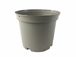 2lt Plastic Eco Recyclable Taupe plant pots x 10 - Picture 1 of 1