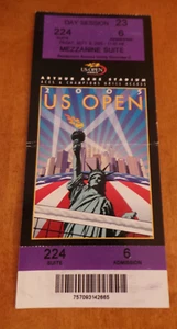 US Open Tennis New York Mezzanine Suite Full Ticket September 9, 2005 # 23 VG - Picture 1 of 4