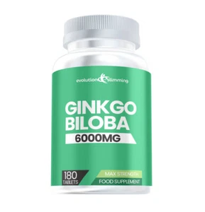 Ginkgo Biloba | 180 Tablets Blood Circulation, Memory Cognitive Function - Picture 1 of 1