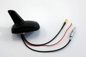 Antenne Fm / DAB/DAB+ Active Mat Toit Voiture din + Smb Avec Fil Rouge A + 12V - Picture 1 of 1