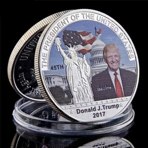 Make American Great Again Silver 45th President 3FA4E 3FA4E Commemorative Coin - Picture 1 of 1