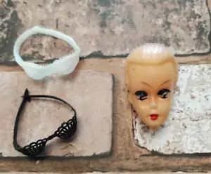 Barbie Bild Lilli Clone Puppe Debbie in verschiedenen Stimmungen Ersatzkopf BH selten 60er - Bild 1 von 7