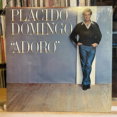 [CLASSICAL]~EXC LP~PLACIDO DOMINGO~"Adoro"~[1982~CBS MASTERWORKS~Issue] - Image 1 of 4