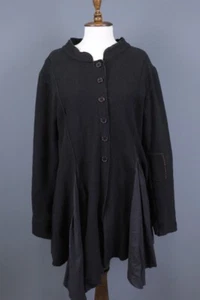EWA I WALLA Gray Lagenlook Button Down Lightweight Coat Jacket Size M - Picture 1 of 19