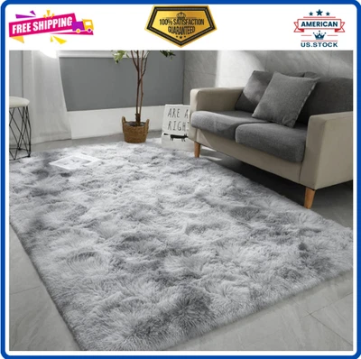 Hutha 6X9 Large Area Rugs for Living Room, Super Soft Fluffy Modern Bedroom Rug
