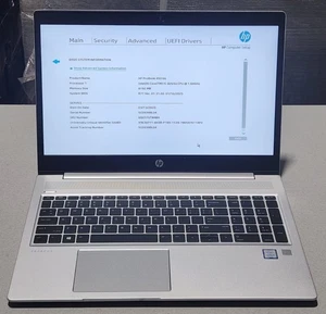 HP ProBook 450 G6 i5-8265U 1.60GHz 8GB SDRAM 15.6" Notebook Laptop NO SSD NO OS - Picture 1 of 5