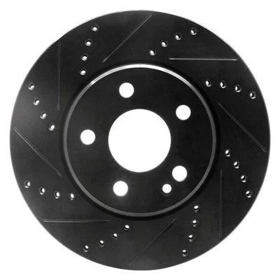 For Mercedes-Benz B200 06-11 Brake Rotor DFC Premium Drilled & Slotted Front - Image 1 of 4