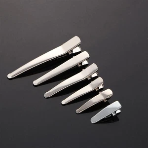 Prong Fashion Silver Alligator Hairpin Styling Tools Hair Clips Hairdressing - Picture 1 of 18