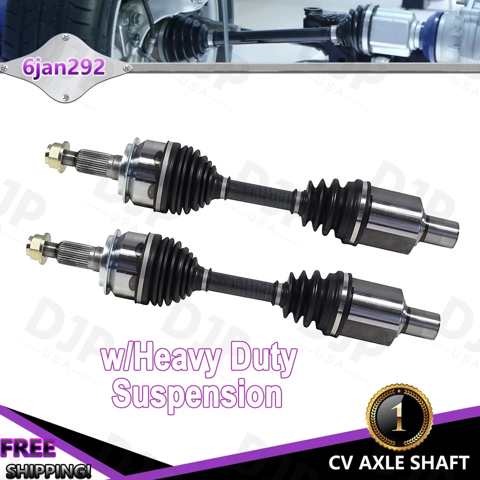 Par de ejes CV delanteros conductor y pasajero para Cadillac DeVille con HDS 2000-2005 Foto 1 de 4