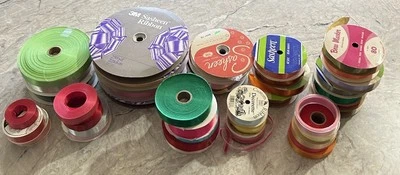 Vintage Sasheen 3M Decorette Lace Craft Ribbon Lot Various Colors  Bow Master - Image 1 of 4