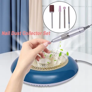 Electric Nail Dust Collector For Acrylic Nails With Nail Drill Kit 35000RPM - Picture 1 of 24