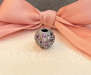 Original Pandora Clip „lilafarbene Himmelssterne“ lila, silber 925 #791286CZ - Bild 1 von 2