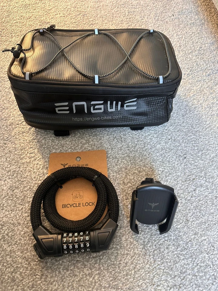 Engwe 7L Waterproof Bike Rack Bag Lock Phone Holder - Image 1 of 1