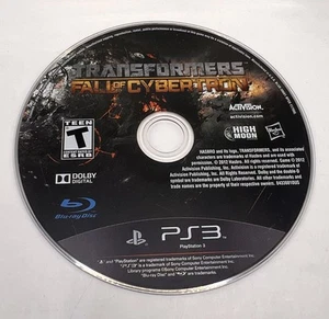 Sony Playstation 3 Transformers: Fall Of Cybertron PS3 Disc Only Tested Working - Picture 1 of 2