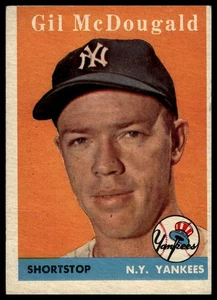 1958 Topps #20b Gil McDougald - Picture 1 of 2