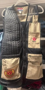 VTG Ruger Firearms Shooting Vest USA Made Chimere Mesh Canvas Padded Shoulder  - Picture 1 of 1