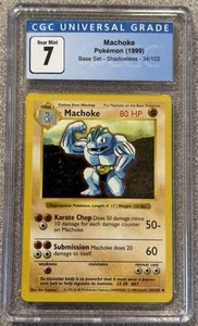 Machoke 034/102 Base Set (Shadowless) Regular - Picture 1 of 2