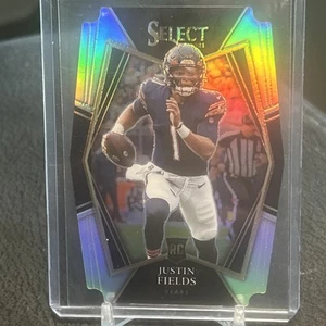 Justin Fields 2021 Panini Select Die Cut Premier Level Silver Prizm Rookie № 150 - Picture 1 of 2