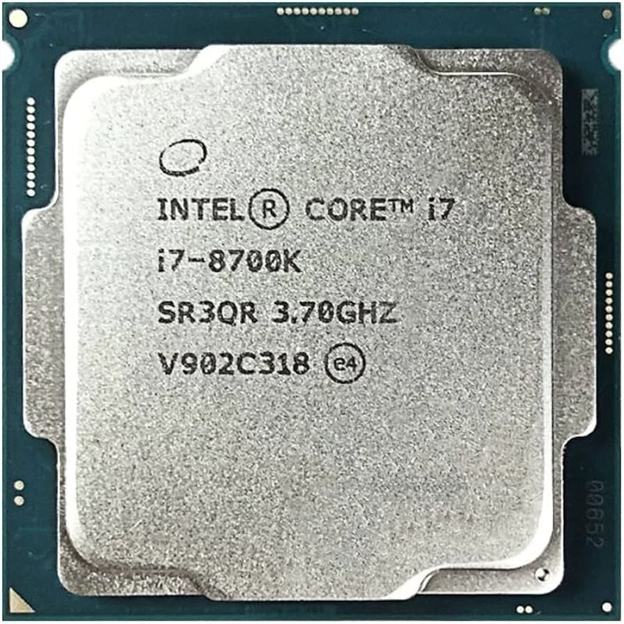 CPU Intel Core i7-8700K 3,7 GHz 6 núcleos 12 hilos LGA 1151 Coffee Lake Foto 1 de 1