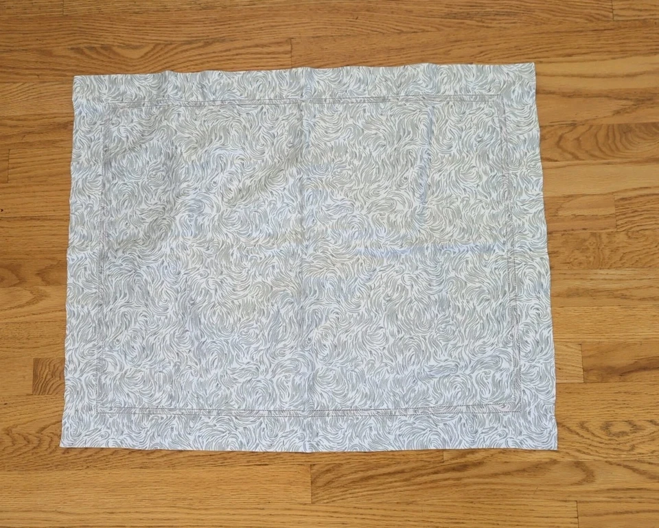 Schweitzer Linen Co. 100% египетский хлопок наволочка серый сделано в Италии M44 - Изображение 1 из 4