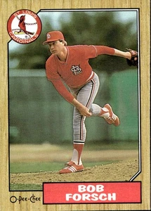 1987 O-Pee-Chee Bob Forsch - Bild 1 von 2