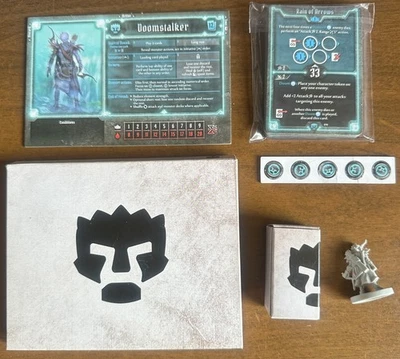 Orchid Doomstalker Gloomhaven Game Character Tuck Box Cards Tokens And Miniature - Image 1 of 2
