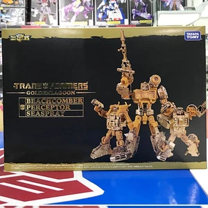 Transformers Golden Lagoon Beachcomber Perceptor Seaspray 3 Pack Figure Tomy - Picture 1 of 10